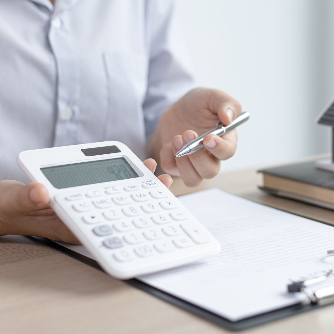 showing calculations