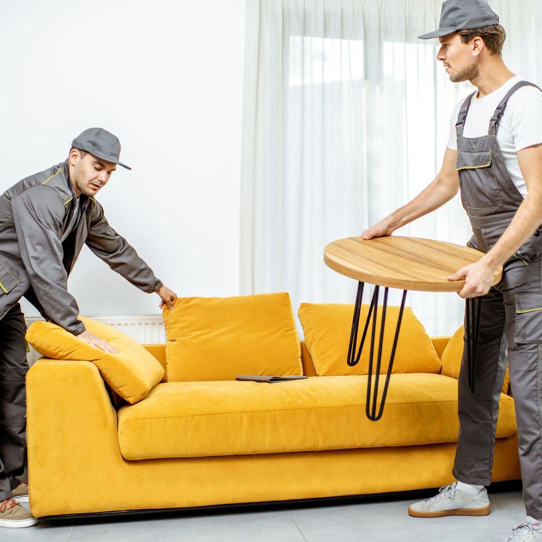 movers moving bigger items for someone