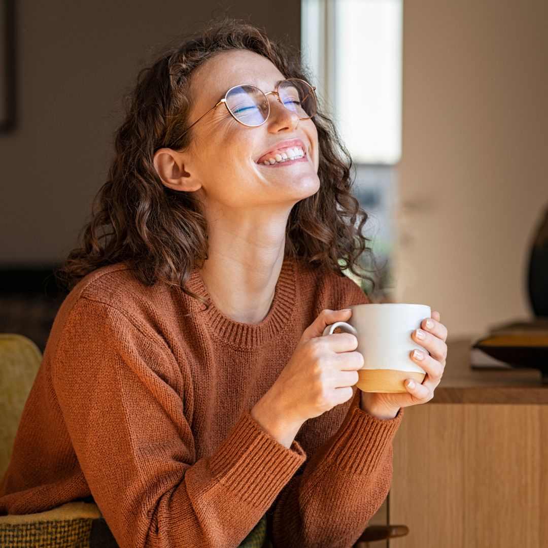 Young woman smiling