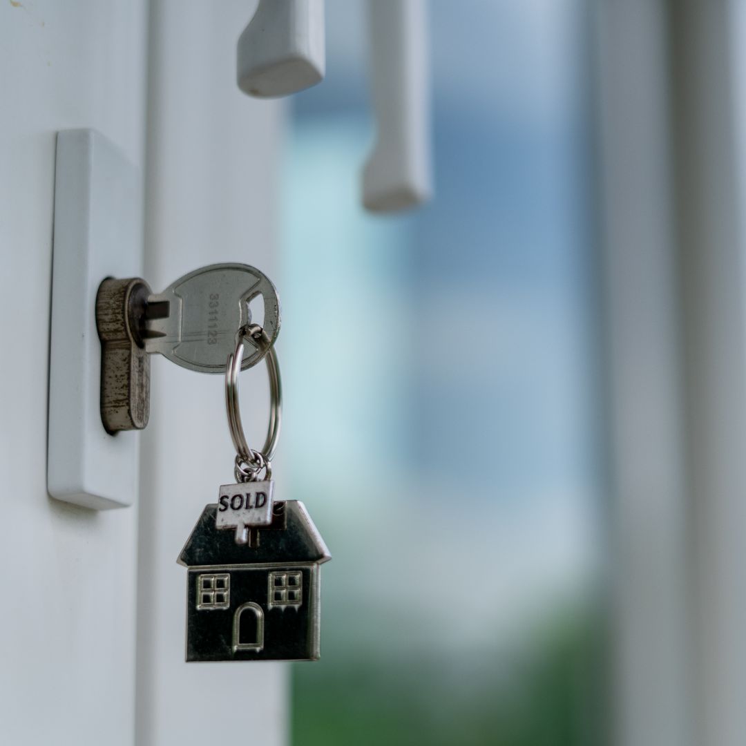 key in door