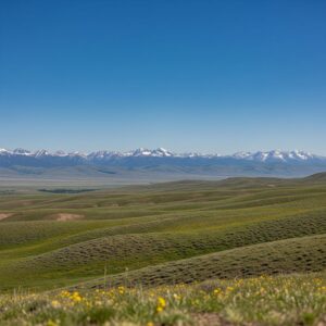 Grass lands in Laramie