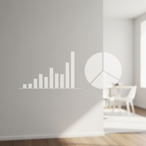 Bar graph and pie chart graphics